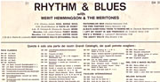 MERIT HEMMINGSON & THE MERITONES / Rhythm & Blues